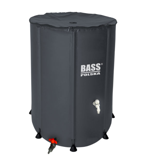 Бочка для дождевой воды резервуар с краном и фильтром Bass Polska BH 79987 складной 390 л (BH 79987)