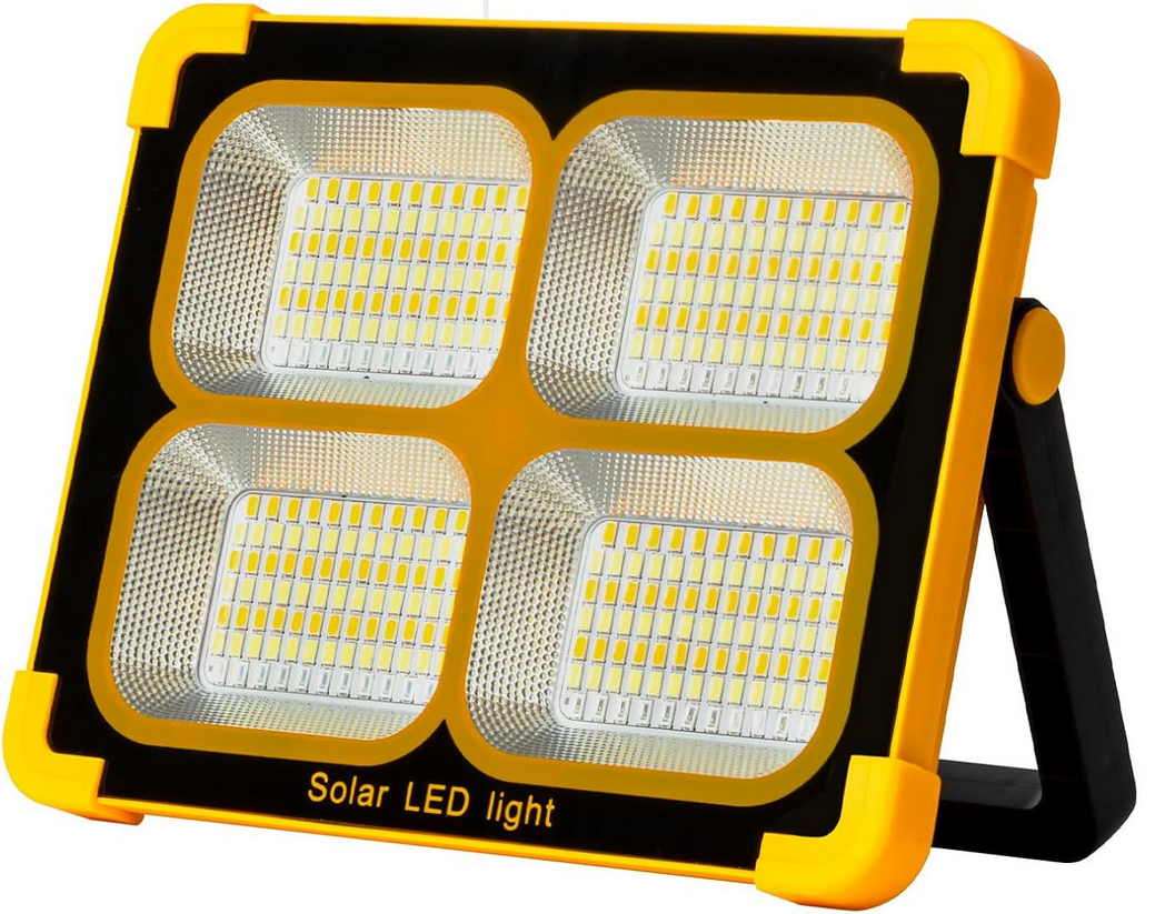 Светодиодный LED прожектор Solar Work Light 100W с аккумулятором и солнечной панелью