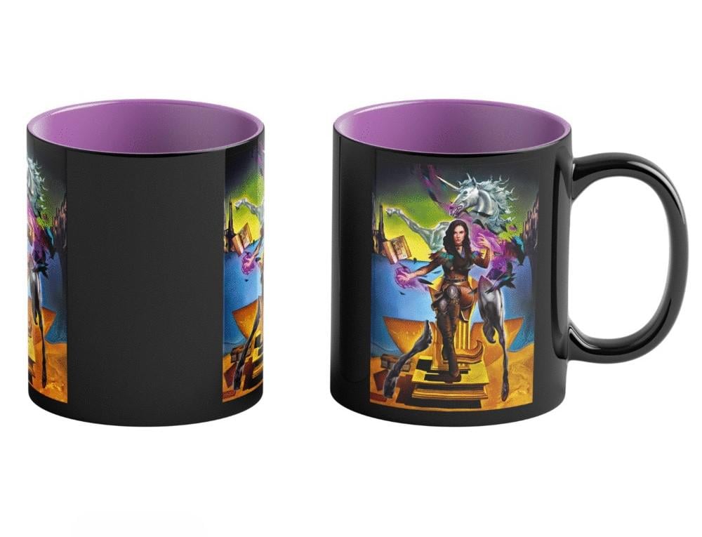 Чашка керамическая Good Loot Game Art Chronicles: The Witcher Yennefer Dali Черный/Фиолетовый (5908305247678) - фото 2