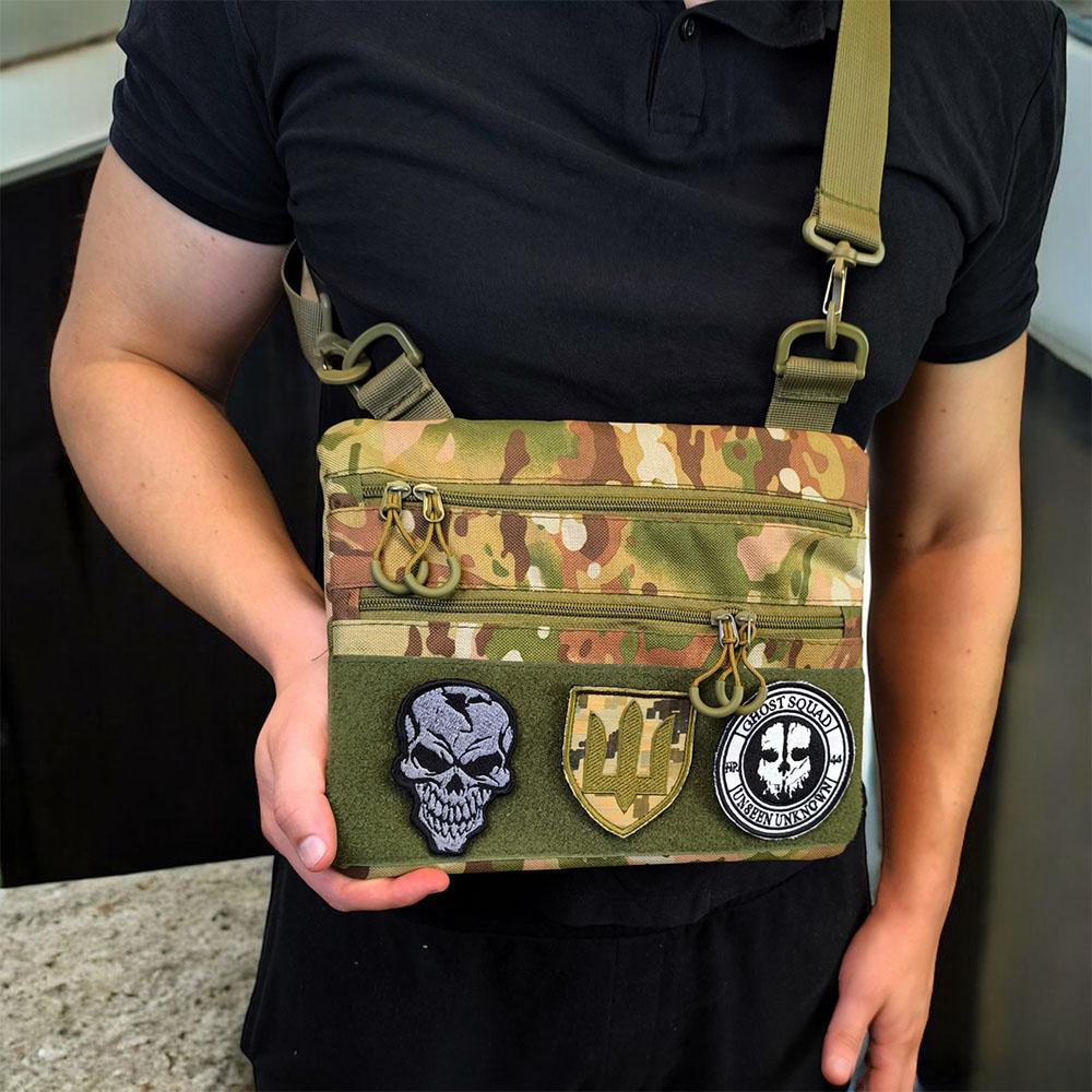 Сумка мужская нагрудная военная (521254) - фото 43 Сумка мужская нагрудная военная (521254) - фото 43