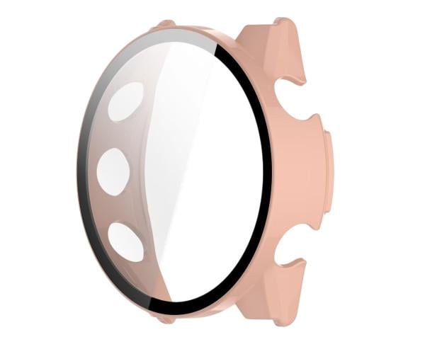 Чехол с защитным стеклом Protective Cover with Glass для Garmin Forerunner 70/170 Розовый