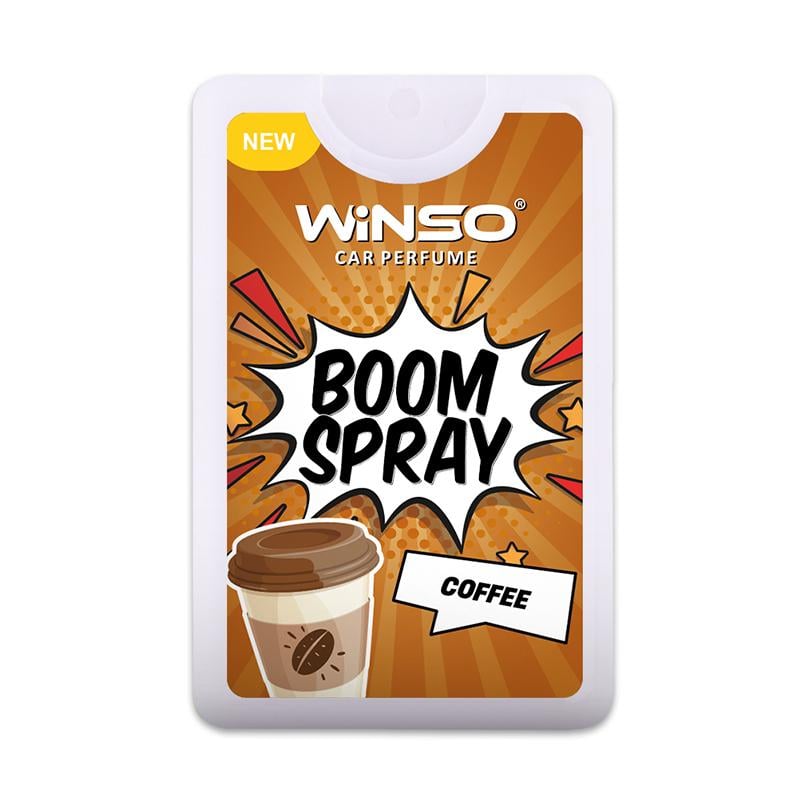 Ароматизатор WINSO BOOM Spray Coffee спрей 18 мл (992150)