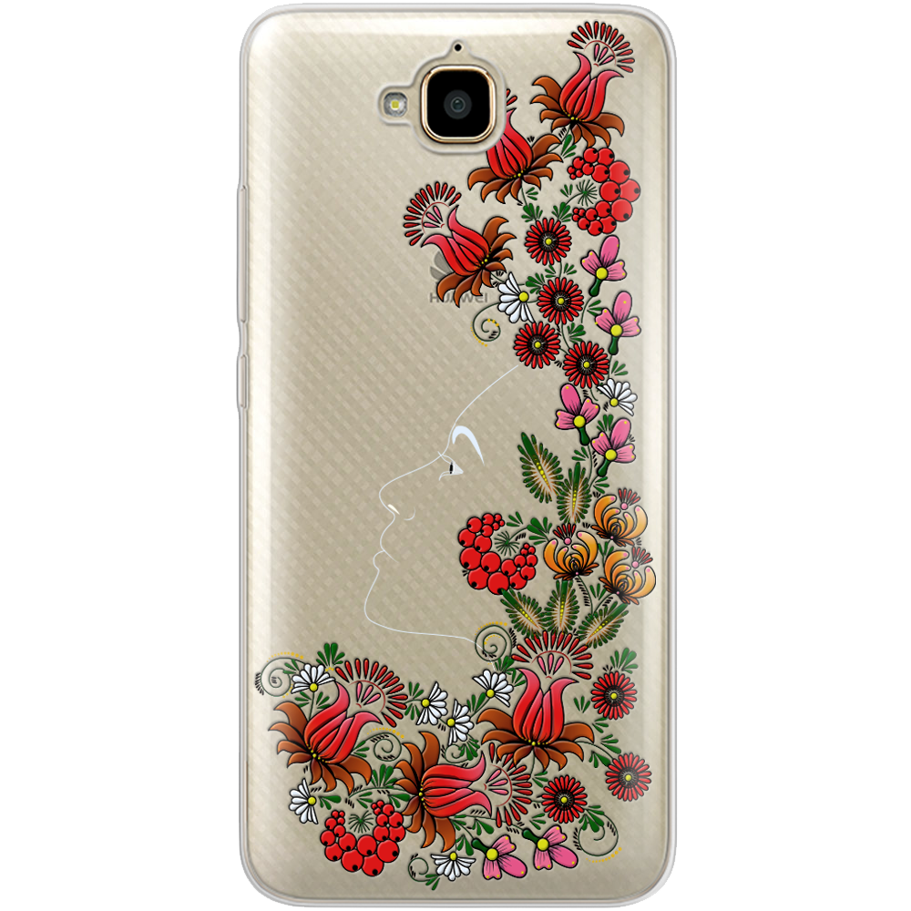 Чехол Boxface Huawei Y6 Pro 3D Ukrainian Muse Прозрачный силикон (25518-bk64-25518)