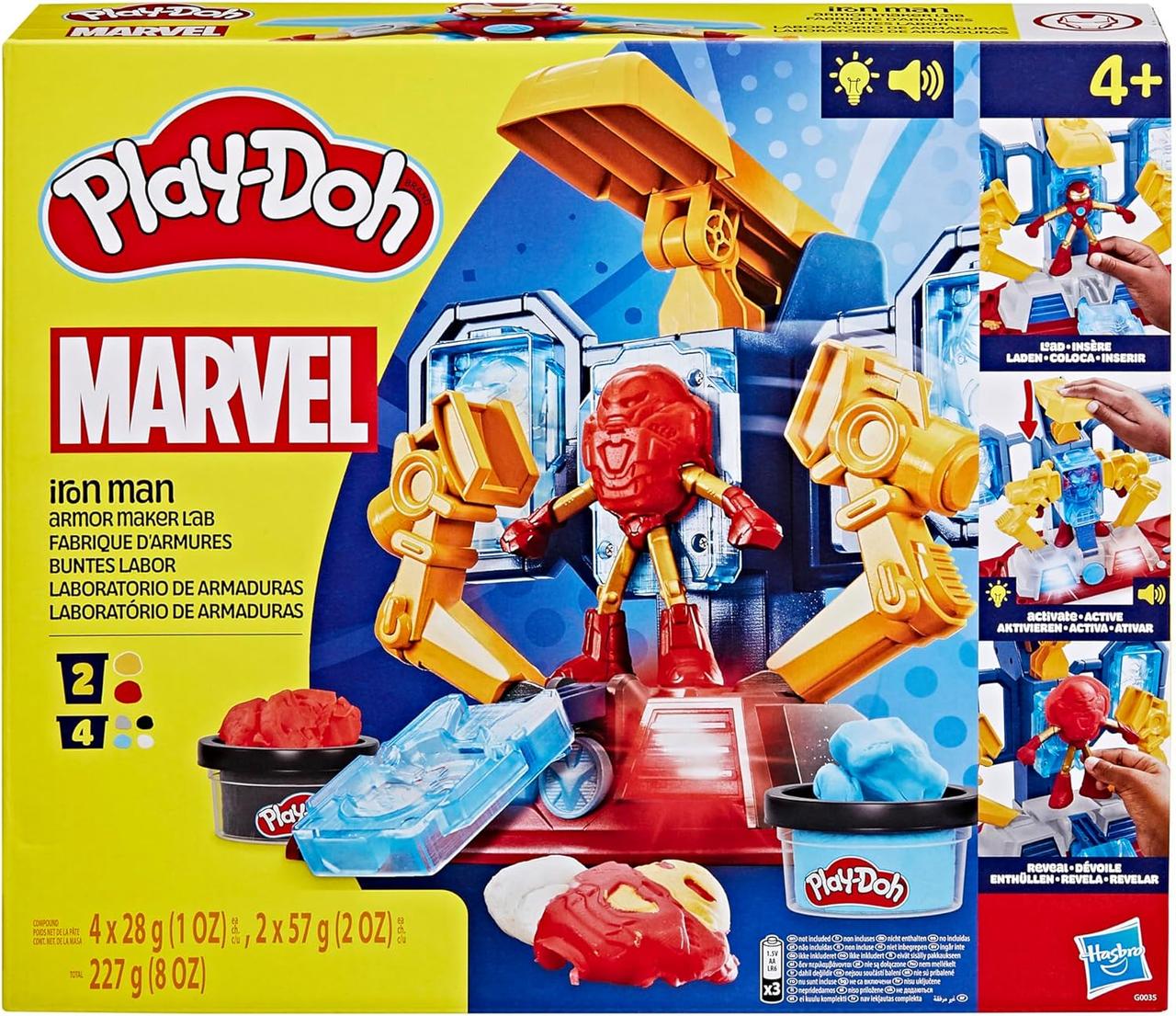 Ігровий набір Play-Doh Marvel Лабораторія виготовлення броні Залізної Людини (G0035) - фото 2