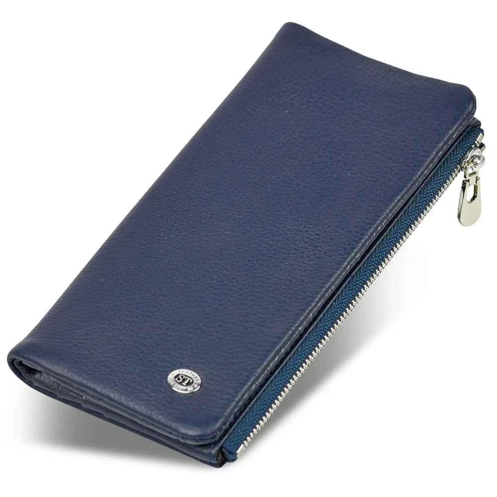 Купюрник женский из натуральной кожи ST Leather ST009 Синий