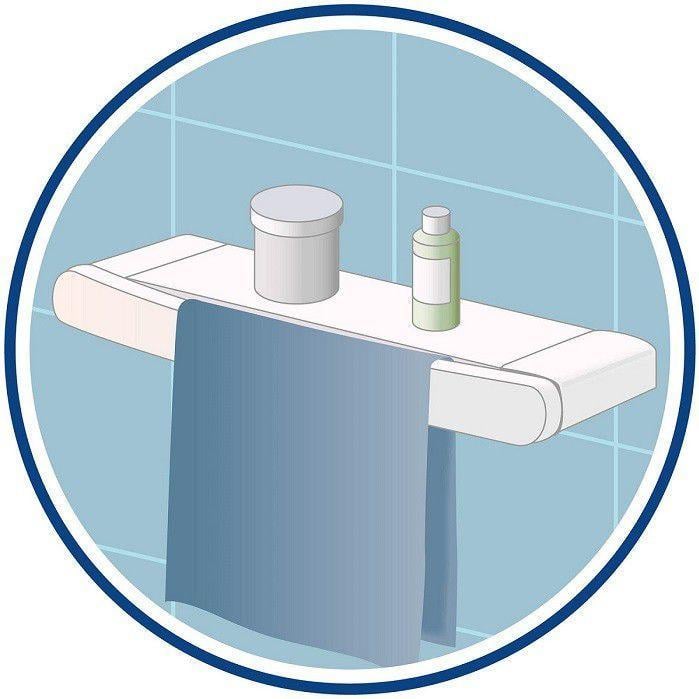 Сушарка для білизни настінна Vileda Genius 70 70х34х6 см (157338) - фото 4