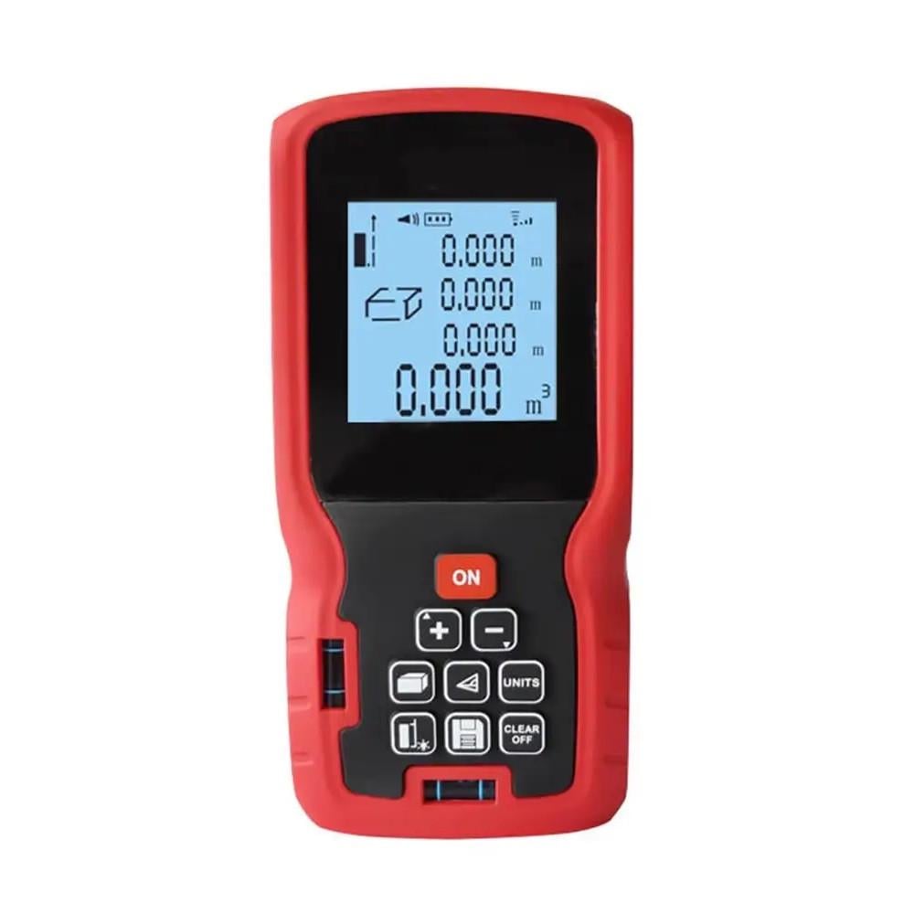 Дальномер RIAS Laser Distance Meter до 40 м с чехлом Black/Red (3_08249) Дальномер RIAS Laser Distance Meter до 40 м с чехлом Black/Red (3_08249)