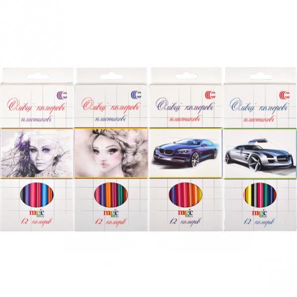 Олівці дитячі для малювання Sparta CR555-12 12 кольорів (RLT14709) - фото 2 Олівці дитячі для малювання Sparta CR555-12 12 кольорів (RLT14709) - фото 2