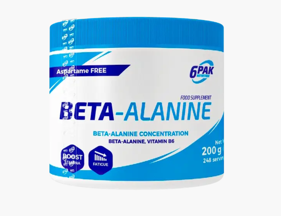 Бета-аланин для спорта 6PAK Nutrition Beta-Alanin 200 г 100 порций Natural