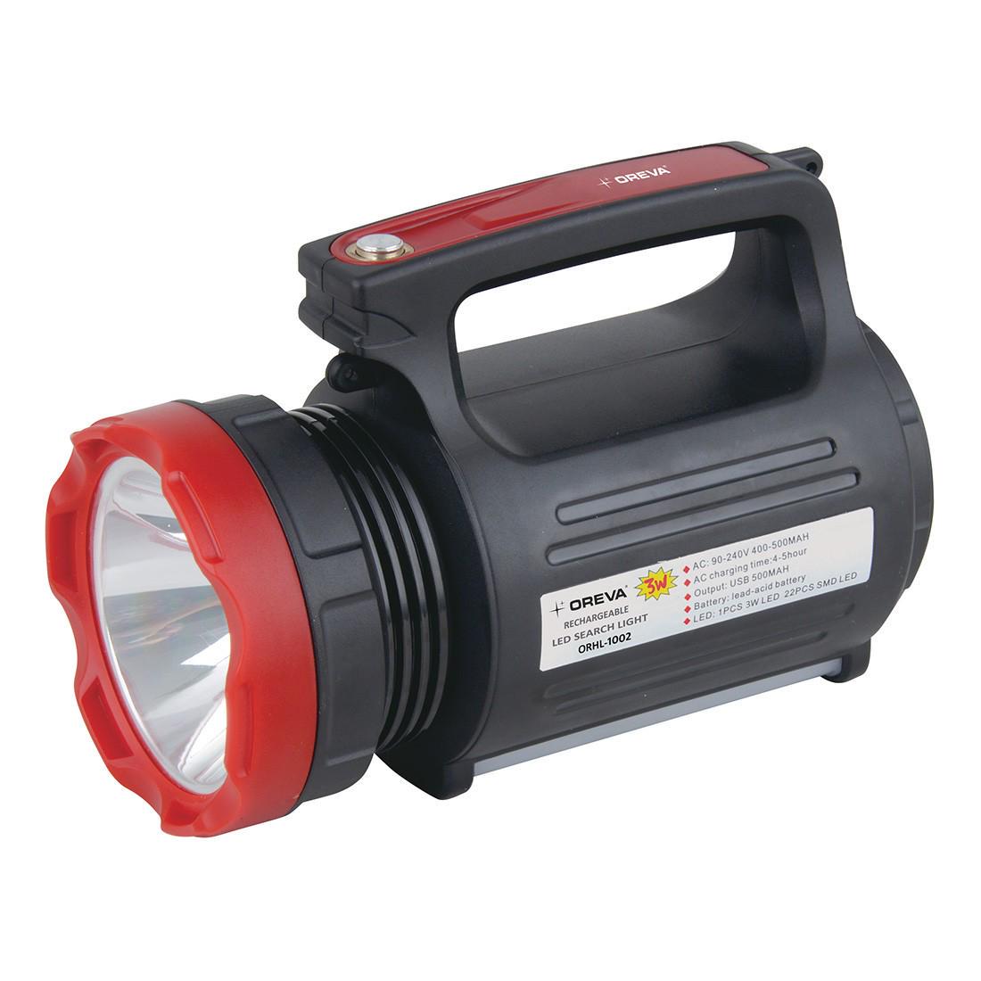 Ліхтар ручний WT-650 5 Вт 22 SMD Powerbanк - фото 1