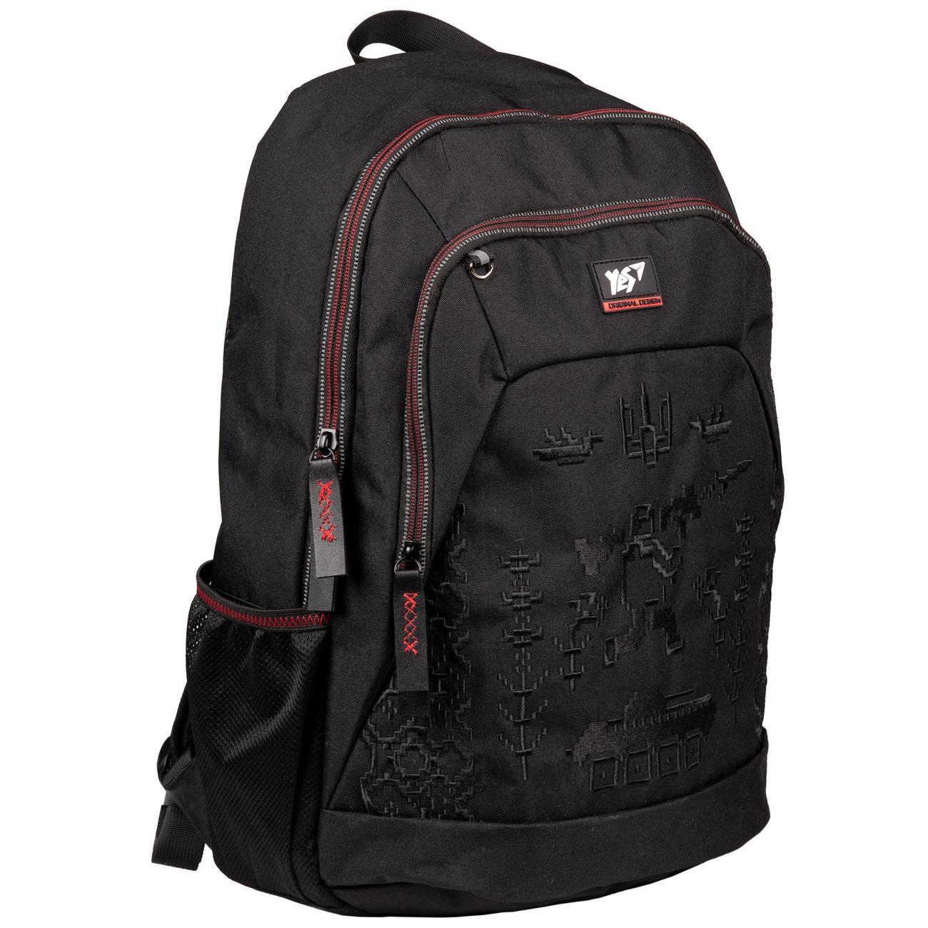 Рюкзак YES Ukrainian Soul 46x30x11 см 27 л Черный (559762)
