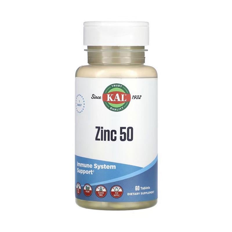 Цинк KAL Zinc 50 60 табл.