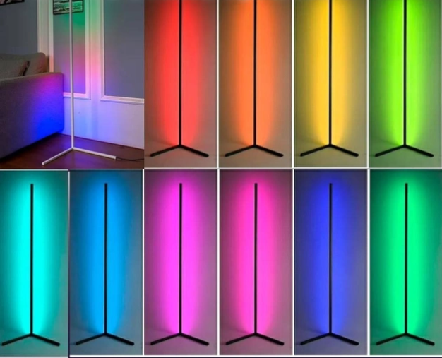 Лампа підлоговар MKC 19 LED кутова з пультом управління 100x20 см - фото 5 Лампа підлоговар MKC 19 LED кутова з пультом управління 100x20 см - фото 5