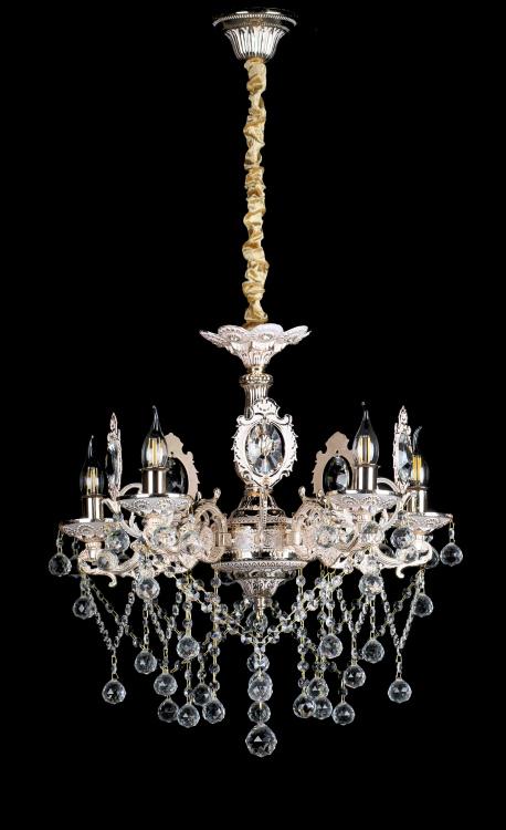 Люстра свеча Ray L77325M/5 SGD+WT (IR006882)