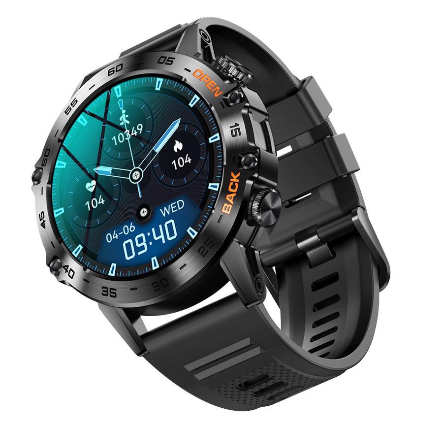 Смарт-годинник Smart Delta K52 Black Rubber з металевим ремінцем (1640) - фото 9