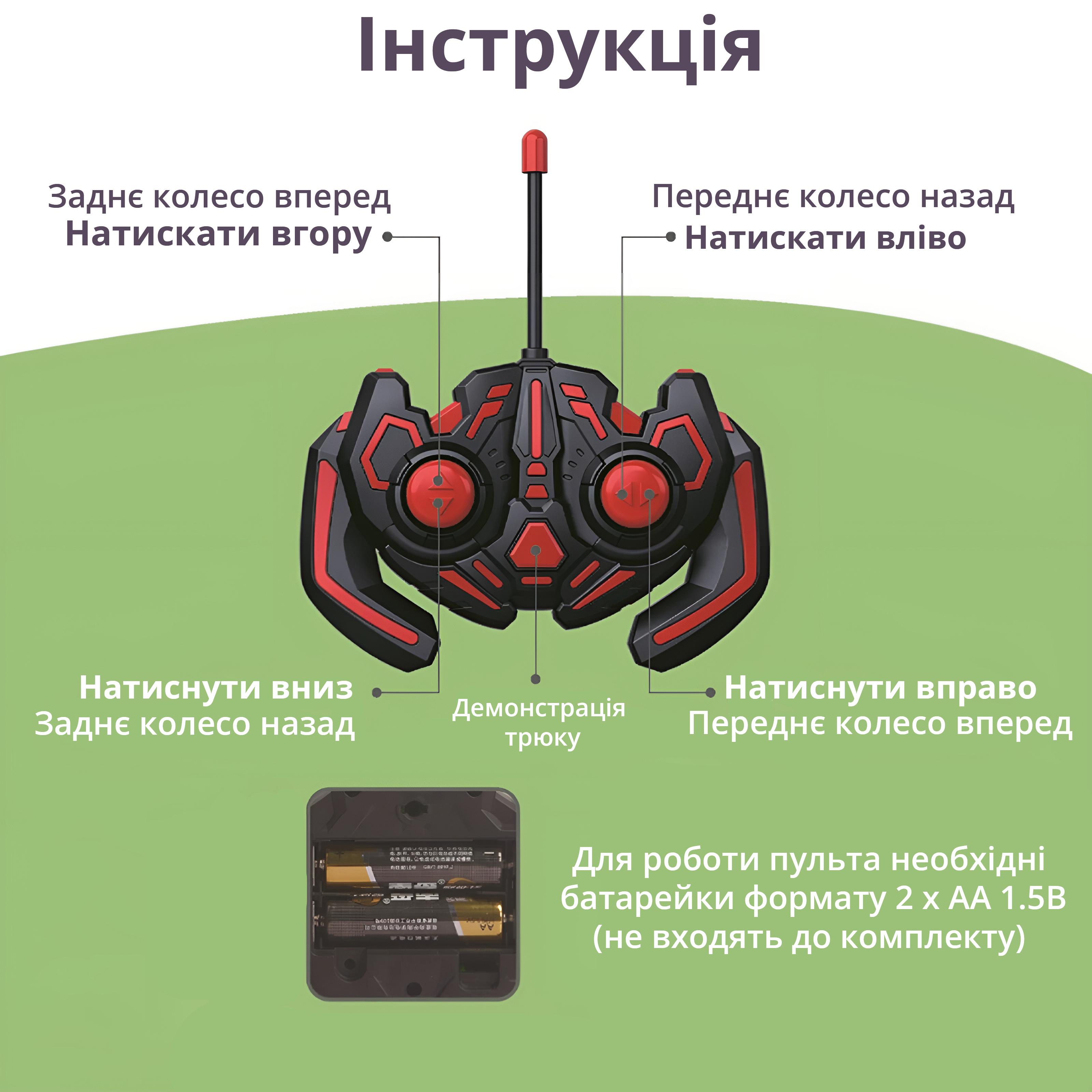 Трактор на радіокеруванні танцюючий стрибаючий зі звуковими ефектами Crazy Jumping Car Блакитний - фото 6