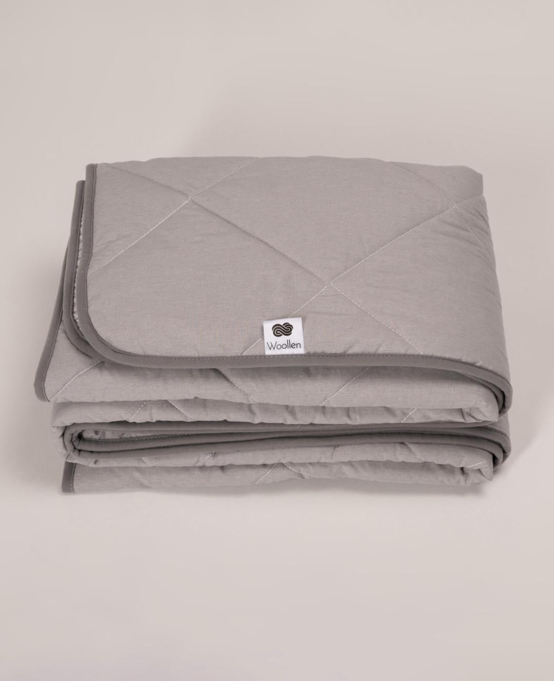 Ковдра з овечої вовни мериносів Goodnight MERINO демісезонна у смужку 240х200 см Сірий (612305103297G) Ковдра з овечої вовни мериносів Goodnight MERINO демісезонна у смужку 240х200 см Сірий (612305103297G)