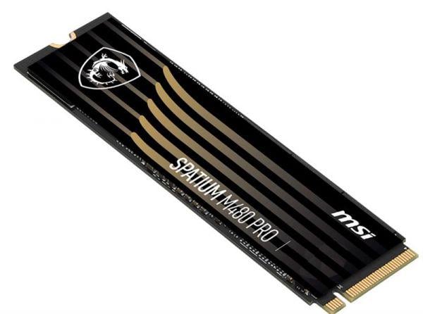 SSD-накопитель MSI Spatium M480 Pro 4TB M.2 2280 PCIe 4.0 x4 NVMe 3D NAND TLC (S78-440R050-P83)