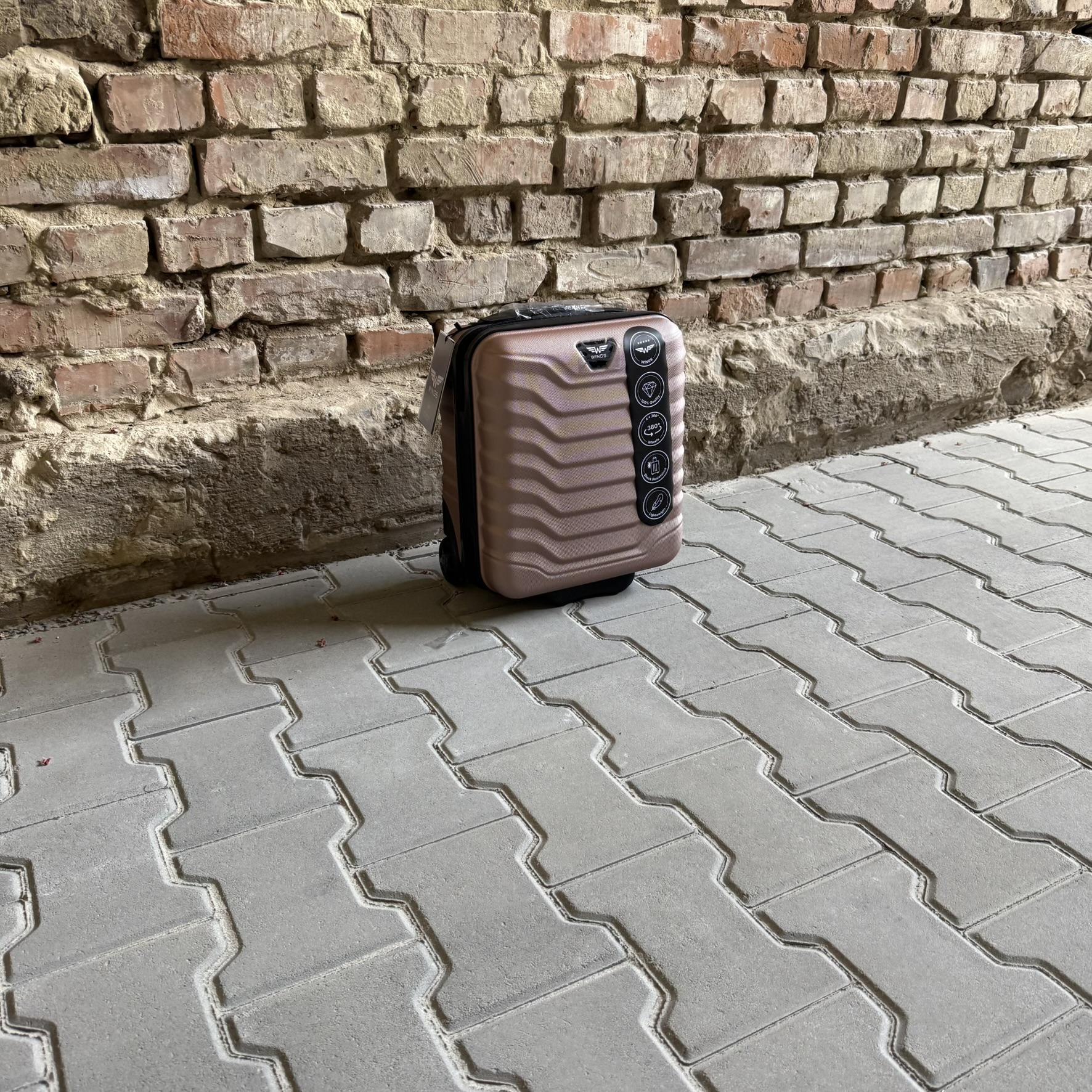 Мини-чемодан Wings PEA01 дорожный XXS Розовое золото (26630757) - фото 3 Мини-чемодан Wings PEA01 дорожный XXS Розовое золото (26630757) - фото 3