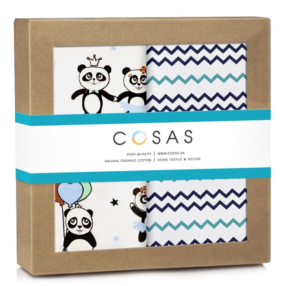 Пеленки детские Cosas Pandas многоразовые 2 шт. (4822052128091)
