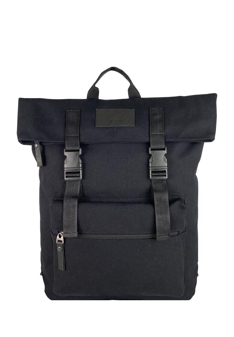 Рюкзак унисекс Exodus Leather Canvas R0407EX011 Черный