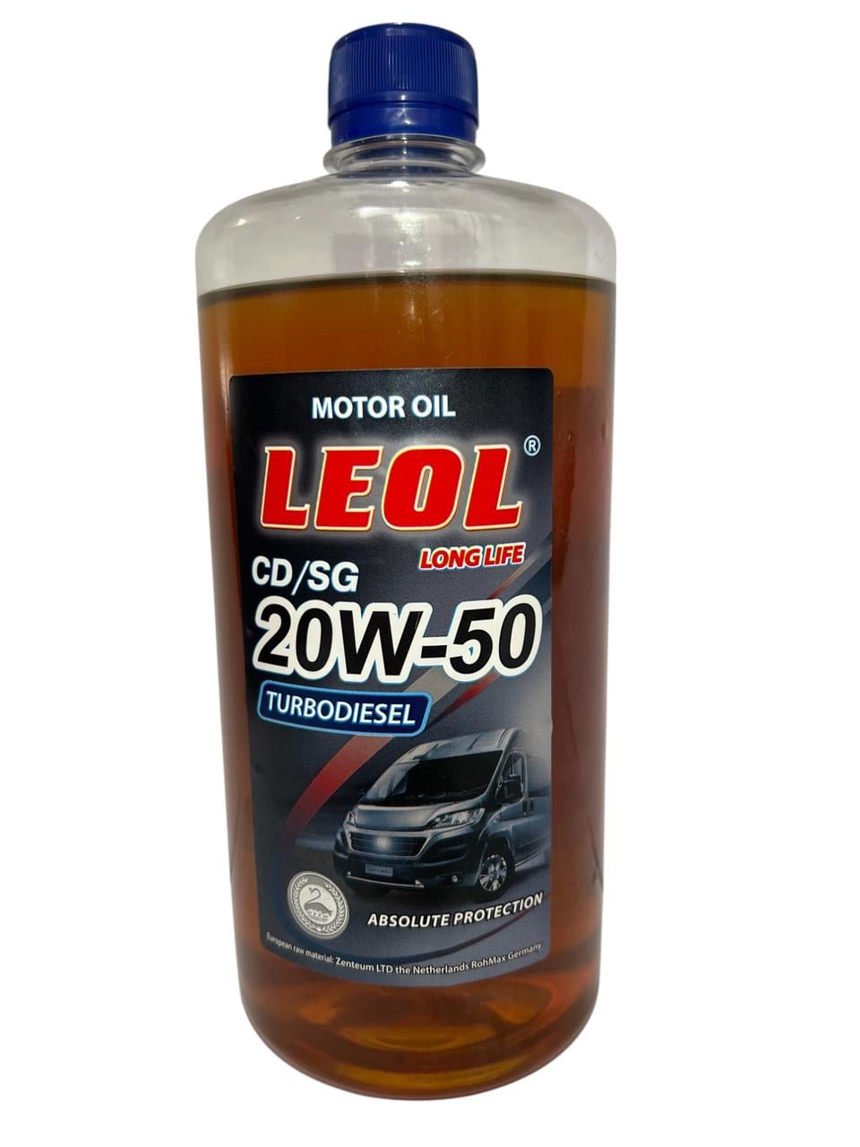 Масло турбодизельное Леол 20W-50 CD TURBODIESEL 1 л (2026310203)