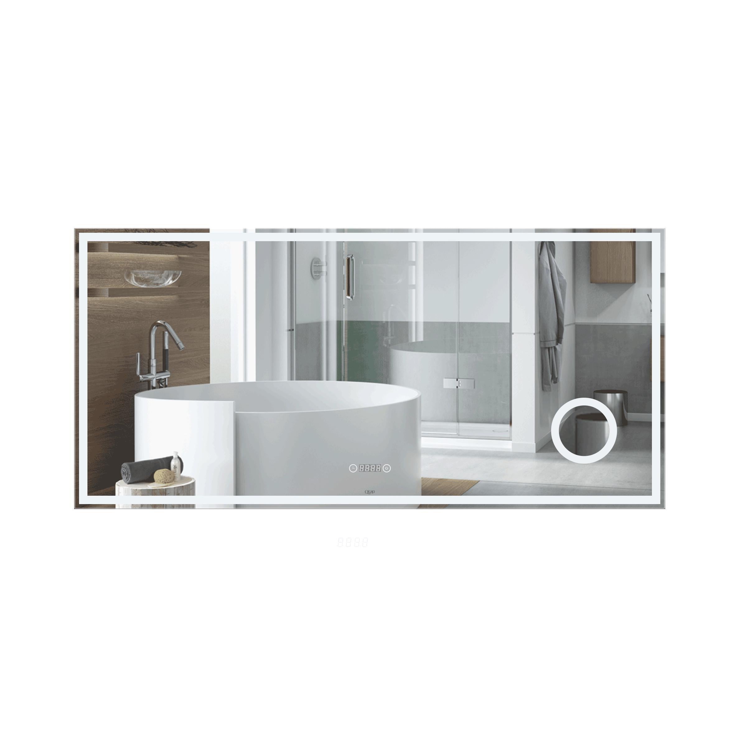 Зеркало Qtap Stork с LED-подсветкой 1400х700 мм (QT1578142270140W)