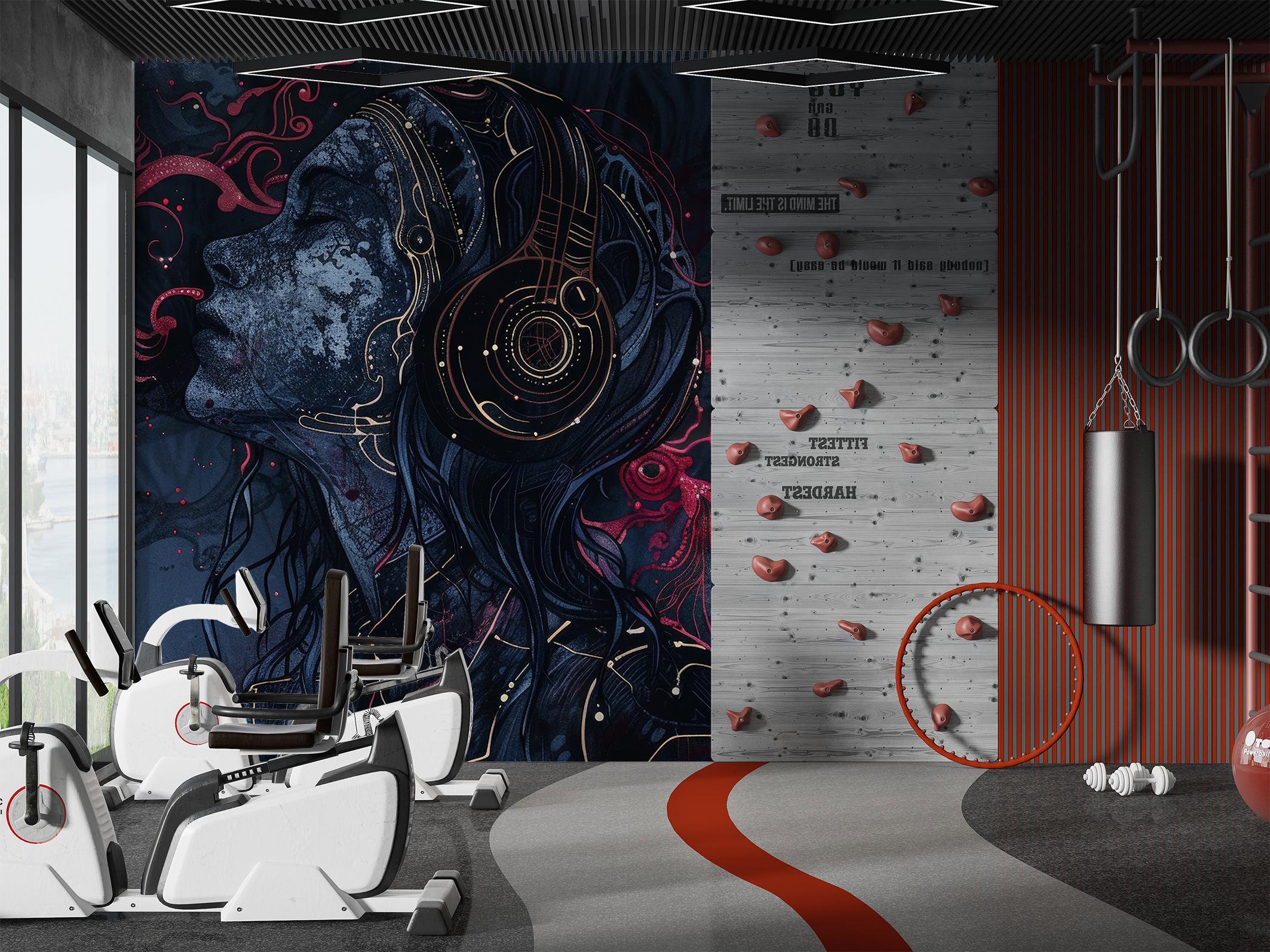 Фотообои флизелиновые Upstream Космическое наслаждение музыкой 368х245 см (SPF-160/7) - фото 7