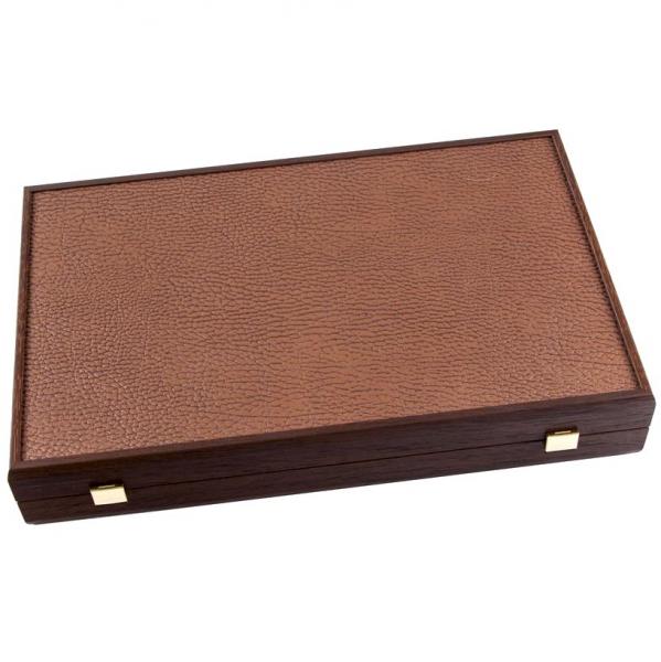 Нарди ексклюзивні світло коричнева шкіра BDE1ABR - фото 2 Нарди ексклюзивні світло коричнева шкіра BDE1ABR - фото 2