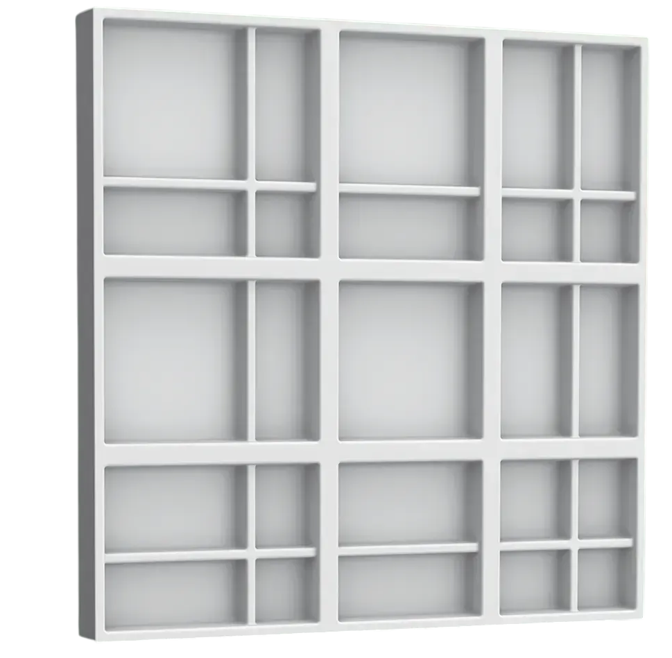 Панель 3D Orac W104 жесткая  36х450х450 мм (29236017)