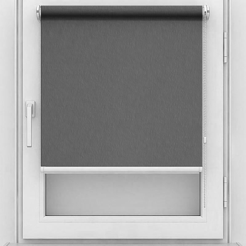 Роллета Besta міні Лінен Лук 92,5х205 см Темно-сірий (L-06- 92,5)