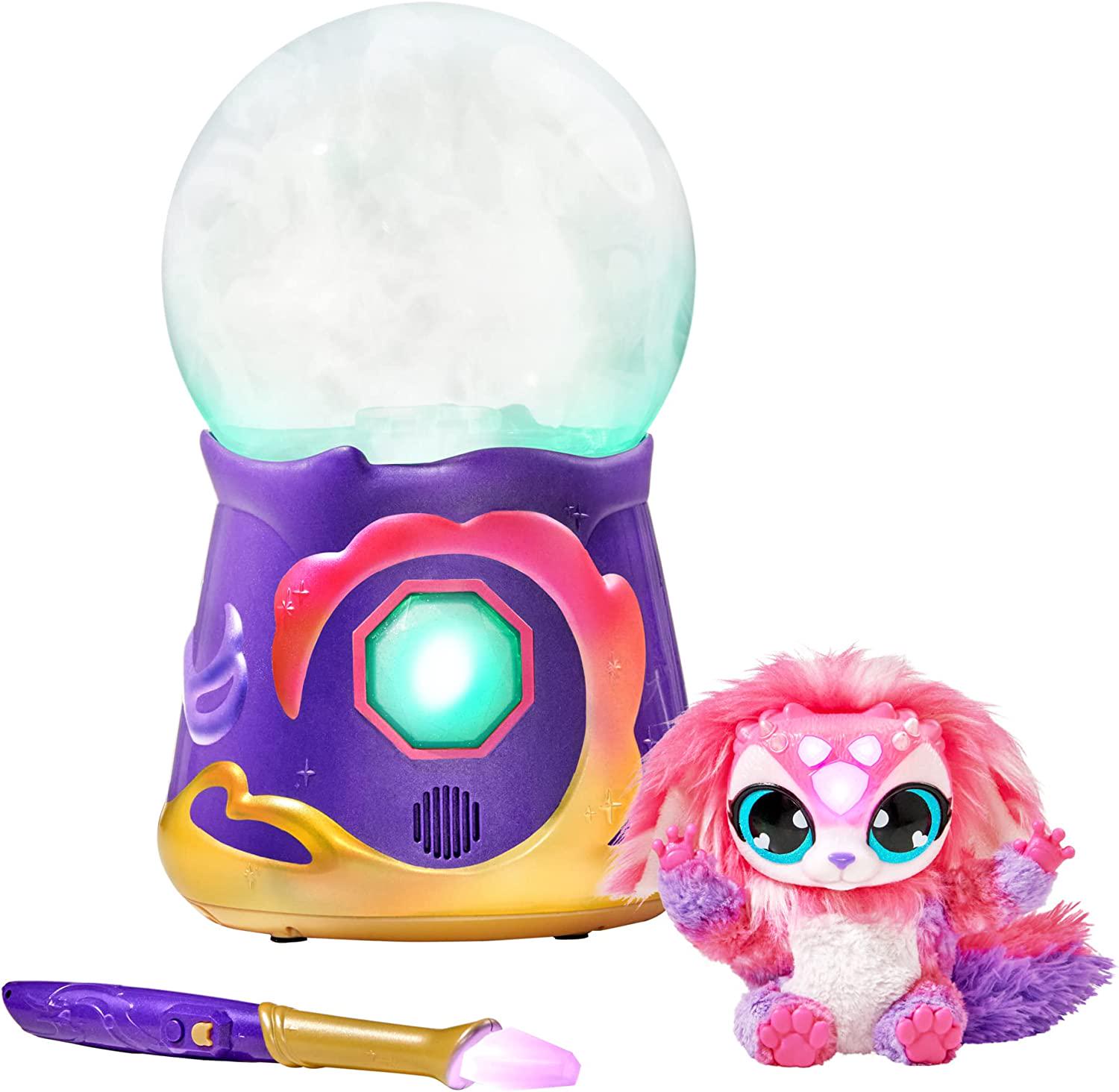 Интерактивная игрушка Magic Mixies Magical Misting Crystal Ball с плюшевой игрушкой Розовый (14689) - фото 5