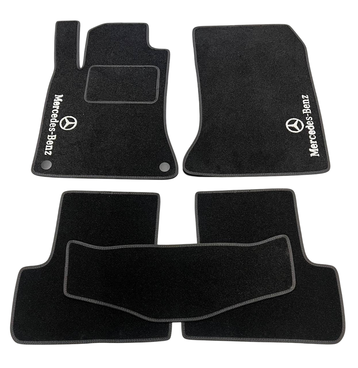 Коврики в салон ворсовые для Мерседес/Mercedes A-class W 176 2012-2018 5 шт. Черный (27326672)