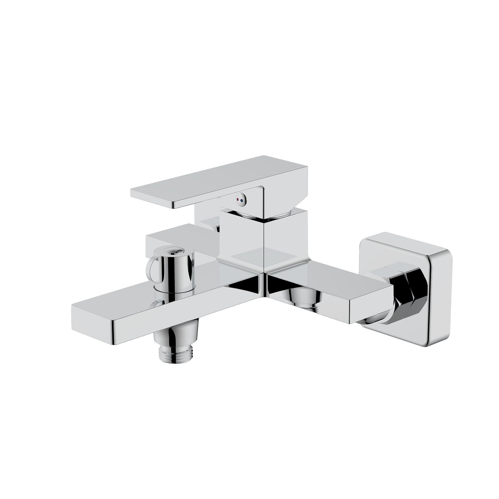 Смеситель для ванны Qtap Gemini c душевым гарнитуром Chrome (QTGEM259CRM45681) Смеситель для ванны Qtap Gemini c душевым гарнитуром Chrome (QTGEM259CRM45681)