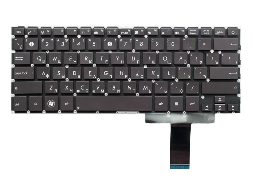 Клавиатура Asus для ноутбуков Zenbook UX31, UX31A, UX31E, UX31L, UX31LA, UX32, UX32A, U38, U38D High Copy без подсветки (10057)