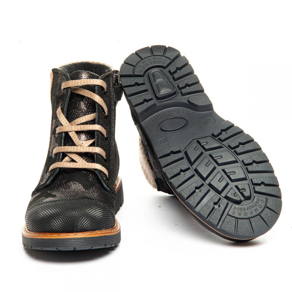 Ботинки для девочек The Leo 1347 р. 34 22 см Черный - фото 5 Ботинки для девочек The Leo 1347 р. 34 22 см Черный - фото 5