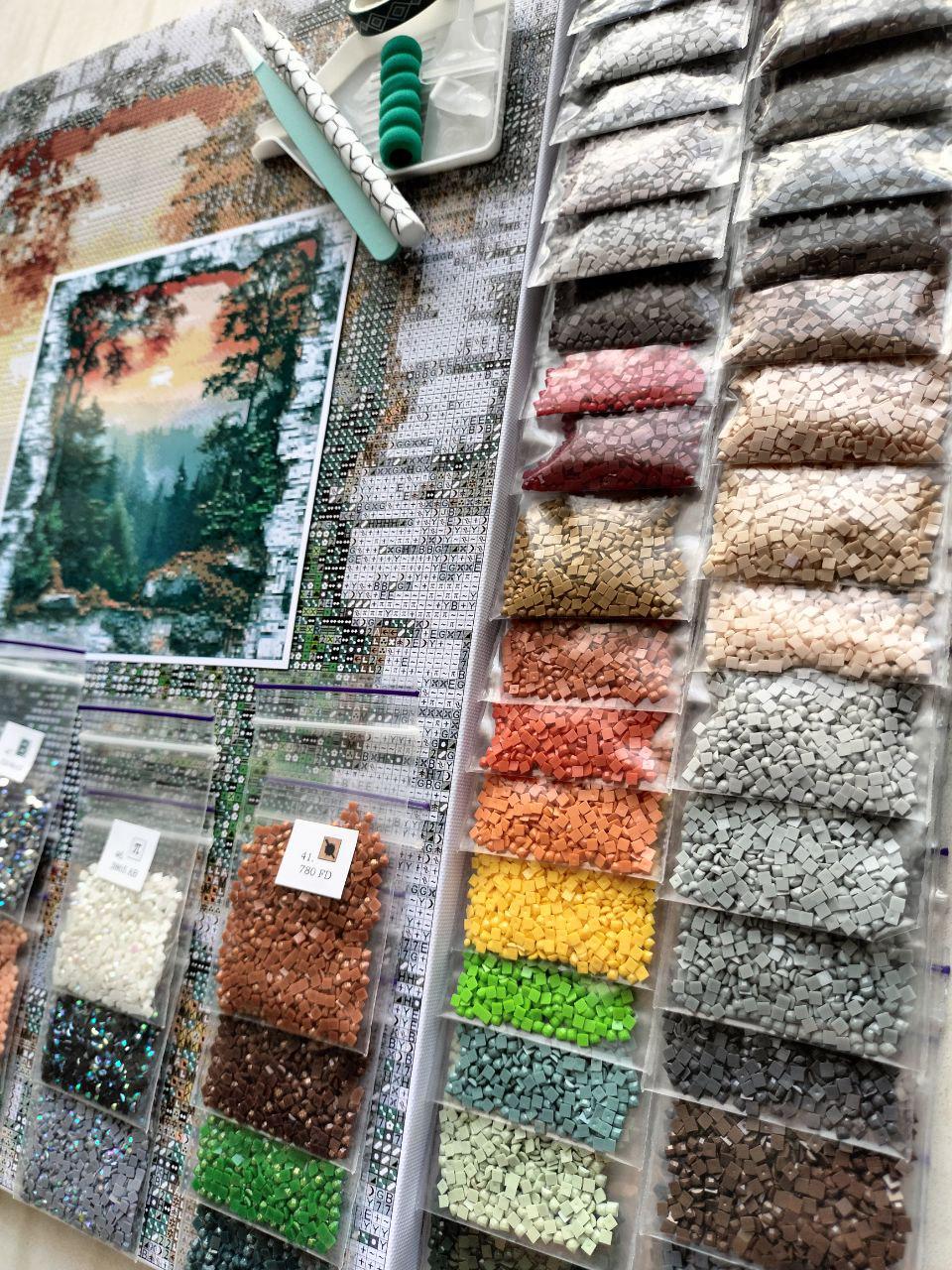 Алмазная мозаика АлМазка За горизонтом квадратные алмазы без подрамника 40x40 см (АлМ-282) - фото 6 Алмазная мозаика АлМазка За горизонтом квадратные алмазы без подрамника 40x40 см (АлМ-282) - фото 6