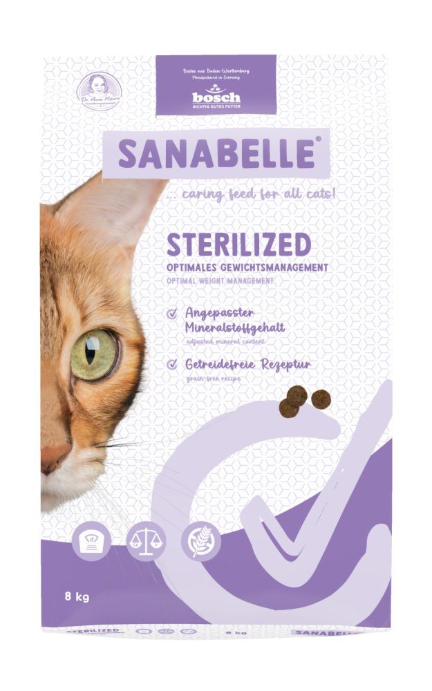 Сухой корм для котов Bosch Sanabelle Sterilized 8 кг