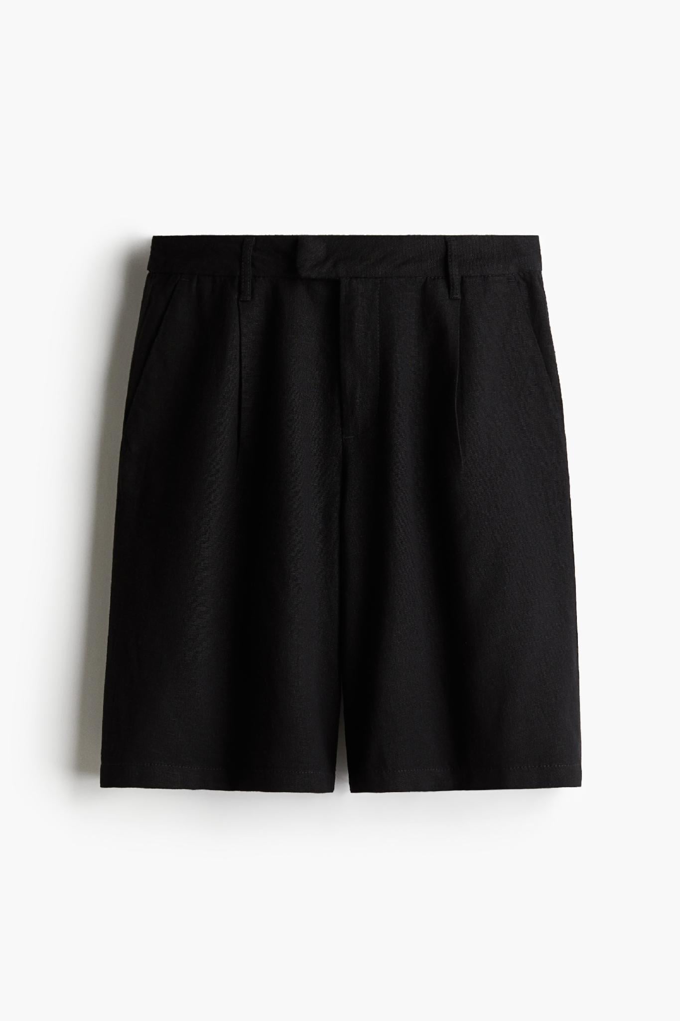 Шорты H&M 1267176 р. 54 Черный Шорты H&M 1267176 р. 54 Черный