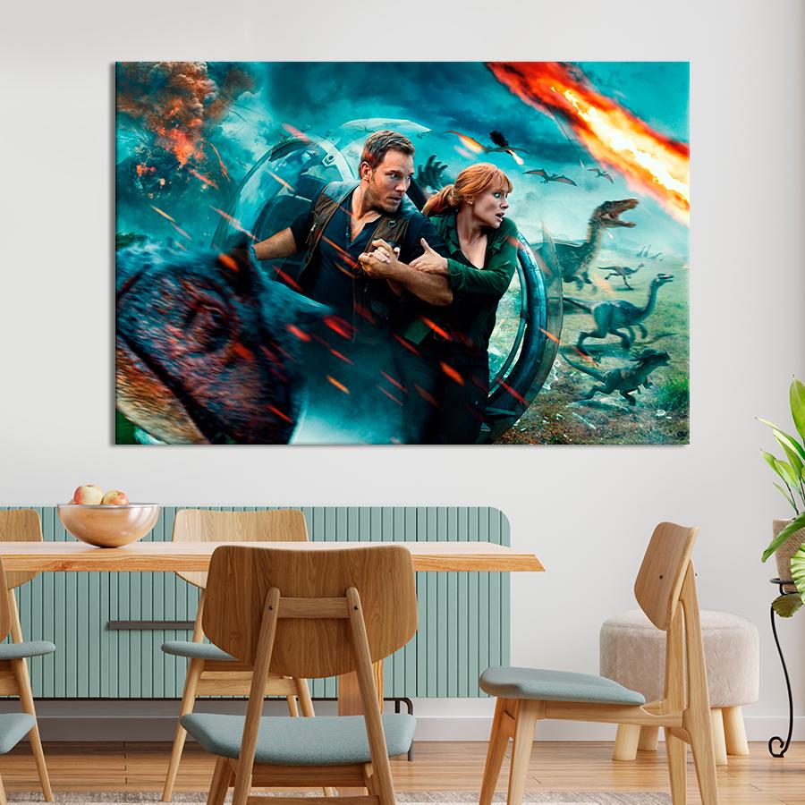 Настенний декор Мир юрского периода: Павшее королевство 120x80 см (A10-1)