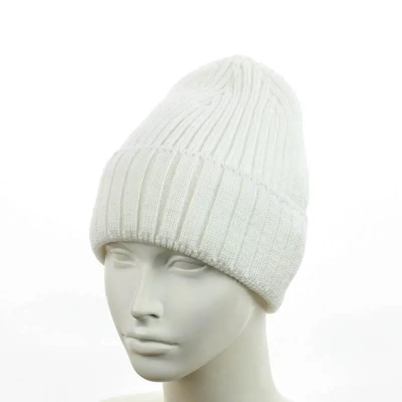 Шапка-бини зимняя с флисовой подкладкой one size