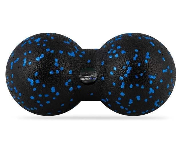 Массажный мяч двойной PowerPlay PP-4352 Epp foam peanut ball d 8x16 см Черный/Синий (60770)