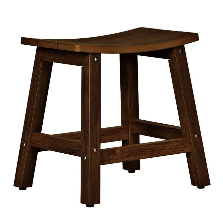 Табурет для ванной из дерева Эситен Терракот (ТВН-010632)