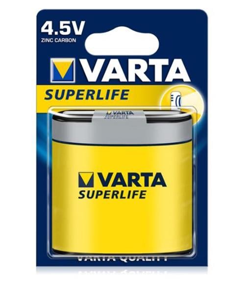 Батарейка уголочно-цинковая Vatra superLIFE 3R12P FOL 1 ZINC-CARBON (562590)