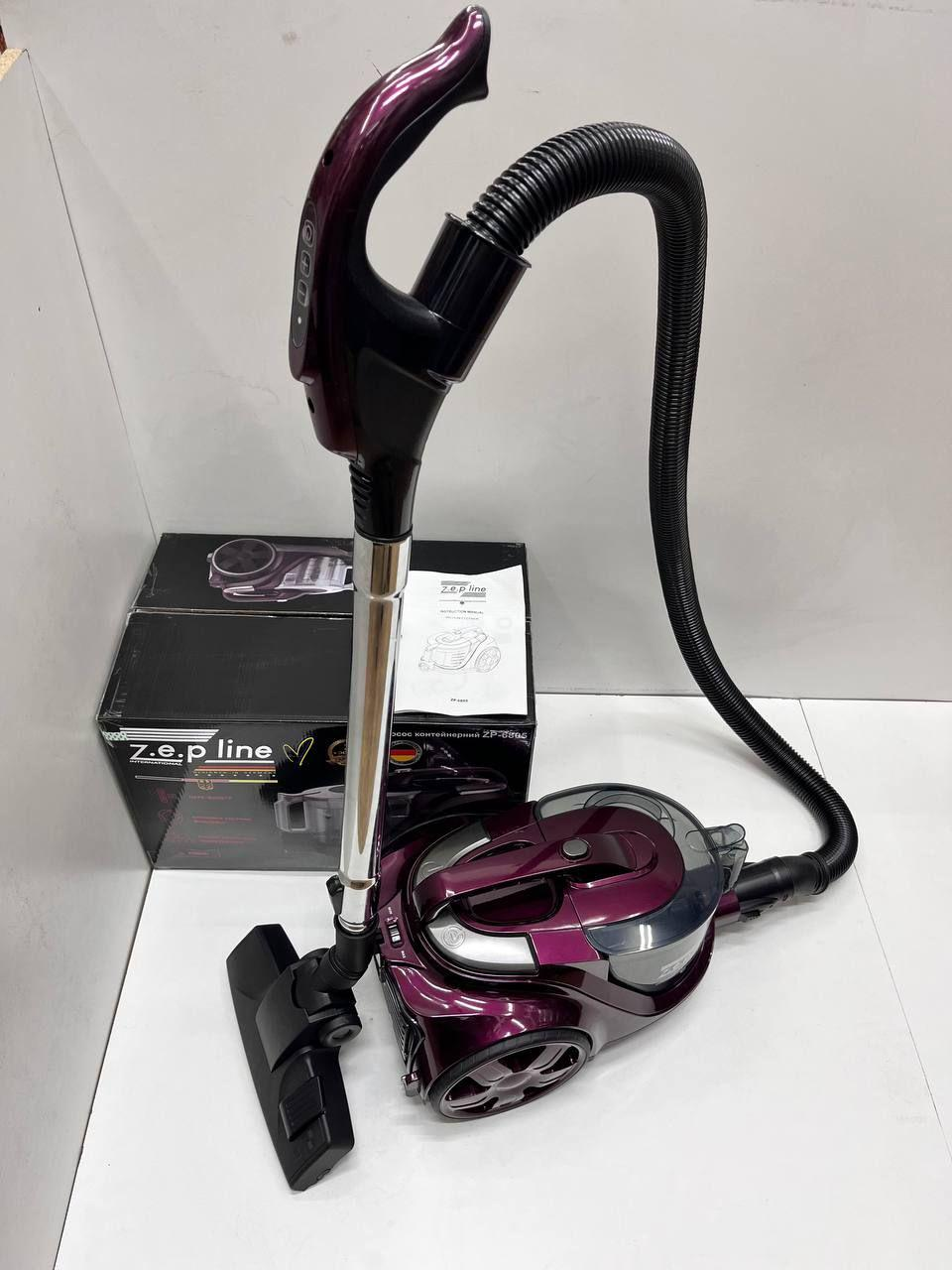 Пилосос контейнерний Zepline ZP-6804 Фіолетовий (GR-05078) - фото 2 Пилосос контейнерний Zepline ZP-6804 Фіолетовий (GR-05078) - фото 2