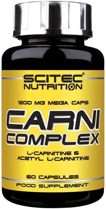 Жироспалювач для спорту Scitec Nutrition Carni Complex 60 Caps