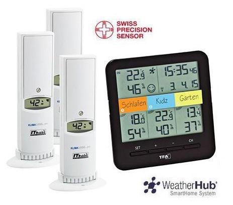 Термогигрометр цифровой TFA KlimaHome WeatherHub 30306001.IT - фото 7