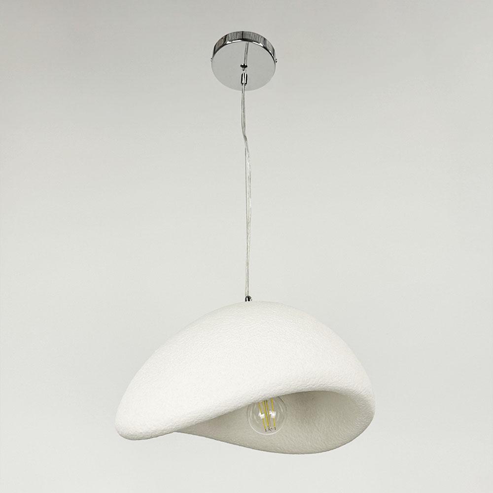 Світильник-хмара з гіпсовим корпусом 40х32х24 см Білий (MJ215-400 WT) - фото 2