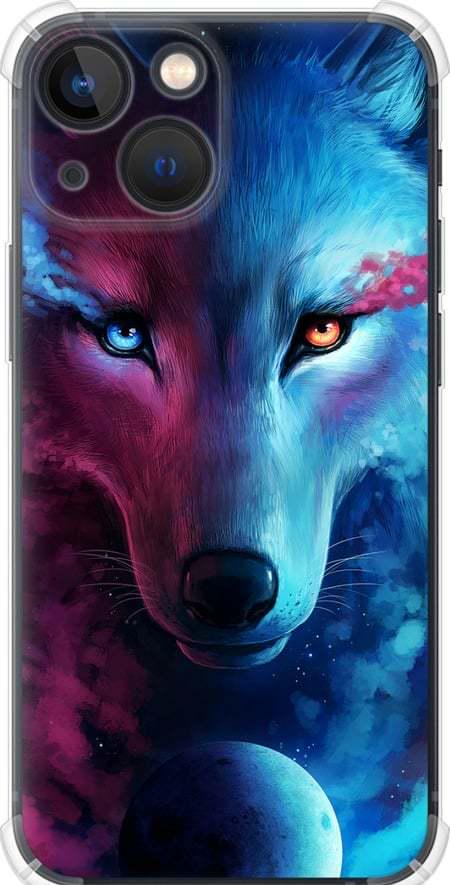 Чехол на iPhone 13 Mini Арт-волк (3999sp-2373-42517)
