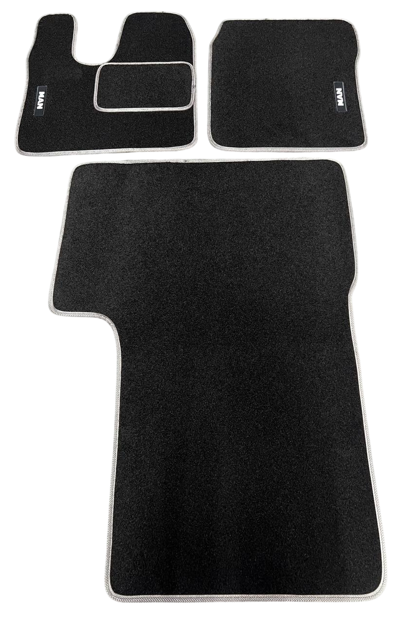 Коврики в салон ворсовые для MAN TGA узкая кабина 5 шт. Черный (27327131)